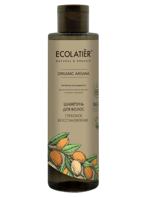Шампунь для волос Ecolatier Глубокое восстановление Organic Argana 250 мл