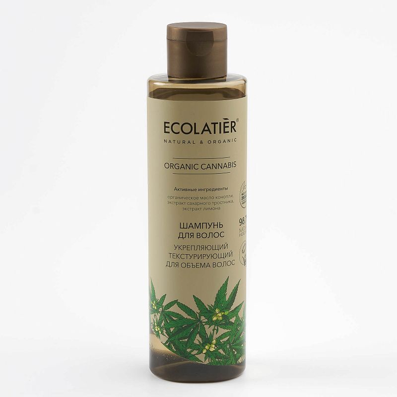Шампунь для волос Ecolatier Укрепляющий для объема волос Organic Cannabis 250 мл