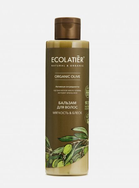 Бальзам для волос Мягкость Блеск Ecolatier Organic Olive