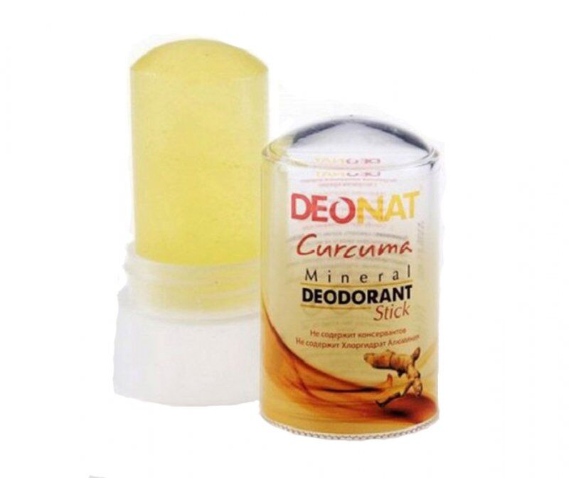 Дезодорант-Крситалл "ДеоНат" с экстрактом Куркумы, стик, 60 гр