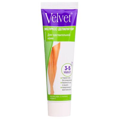 Velvet Экспресс-Депилятор для Чувствительной кожи 100мл