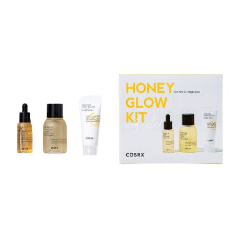 COSRX Мини набор для лица Honey Glow Kit (Тонер, ампула, крем) /Шағын жиынтық