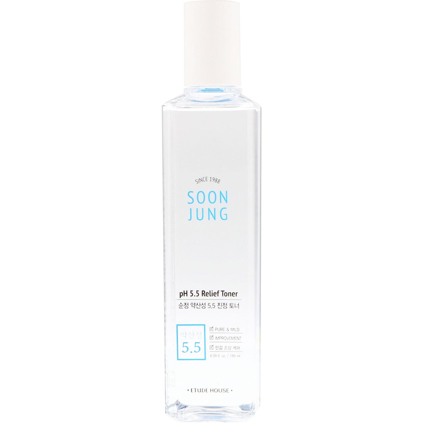 Гипоаллергенный успокаивающий тонер Etude House – SoonJung pH 5.5 Relief Toner