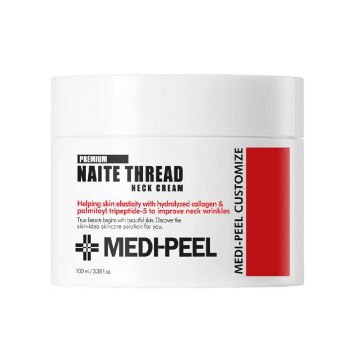 Подтягивающий крем для шеи с пептидным комплексом MEDI-PEEL Naite Thread Neck Cream, 100 мл