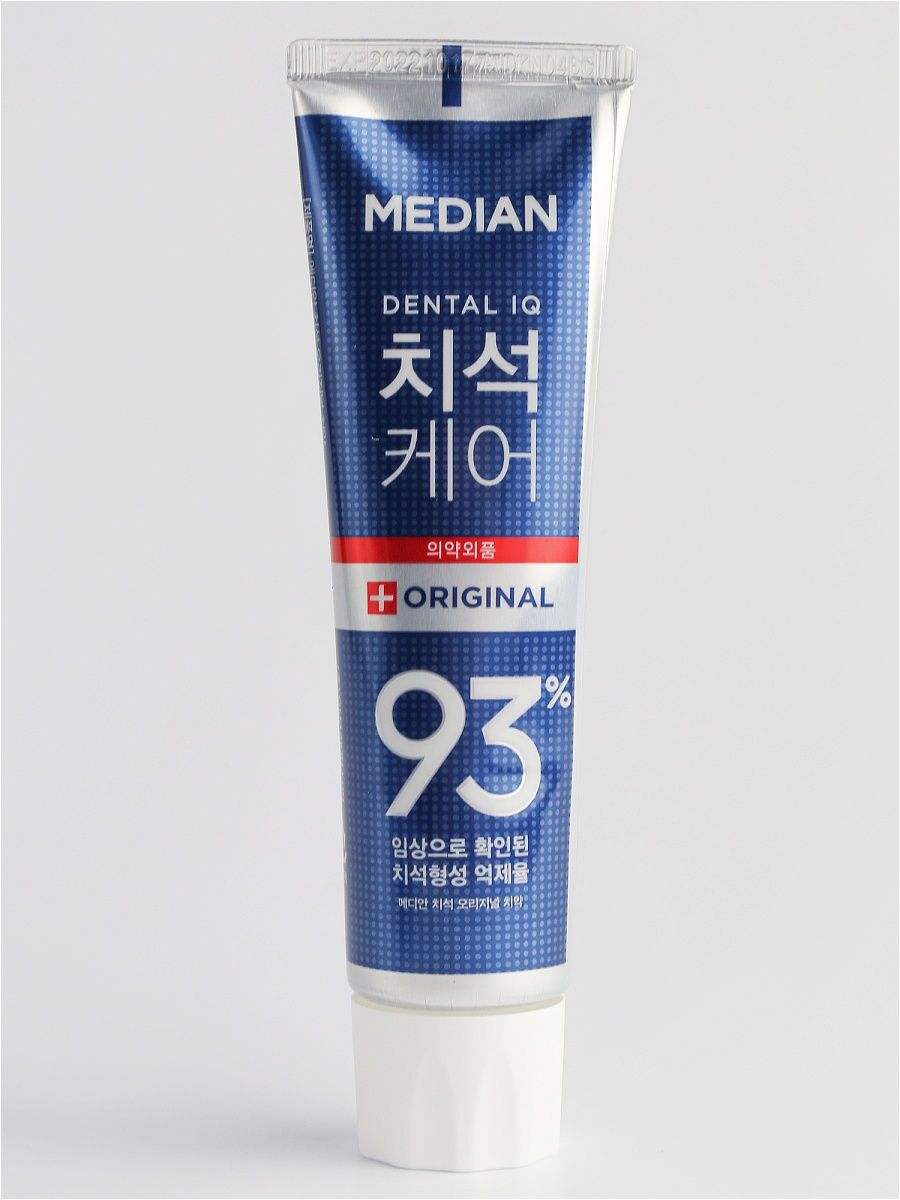 Зубная паста отбеливающая для удаления налета со вкусом мяты Median Toothpaste Original