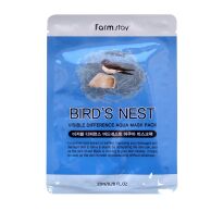 Тканевая маска для лица с экстрактом ласточкиного гнезда FarmStay Visible Difference Bird's Nest Aqua Mask Pack