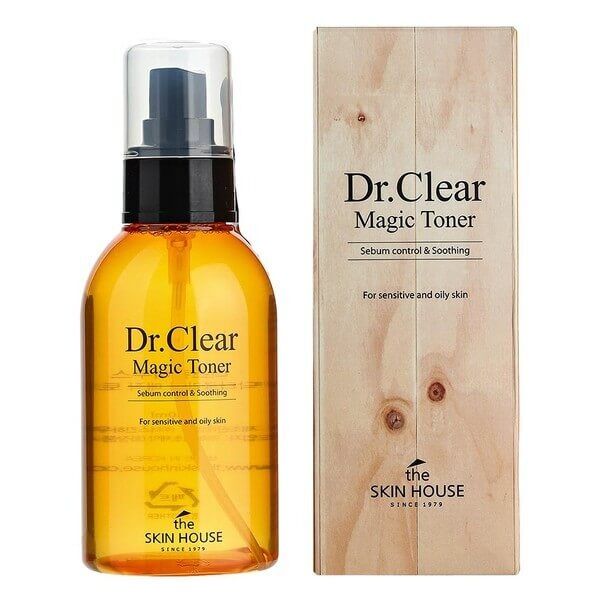 Тоник-спрей для проблемной кожи от прыщей The Skin House Dr.Clear Magic Toner, 130 мл