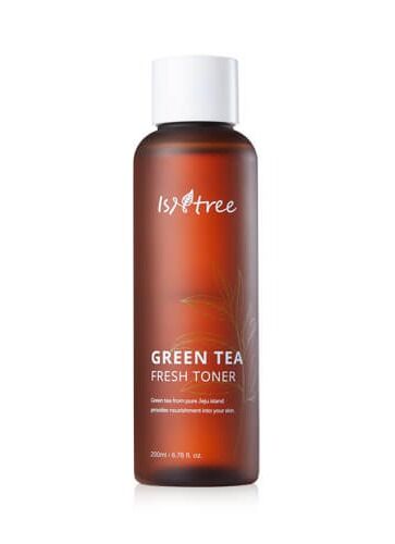 Освежающий бесспиртовый тонер на основе зелёного чая 80% IsNtree Green Tea Fresh Toner, 200 мл