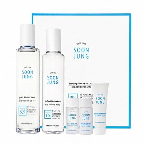 Мини-набор средств для чувствительной кожи ETUDE HOUSE Soonjung Skin Care Trial Kit