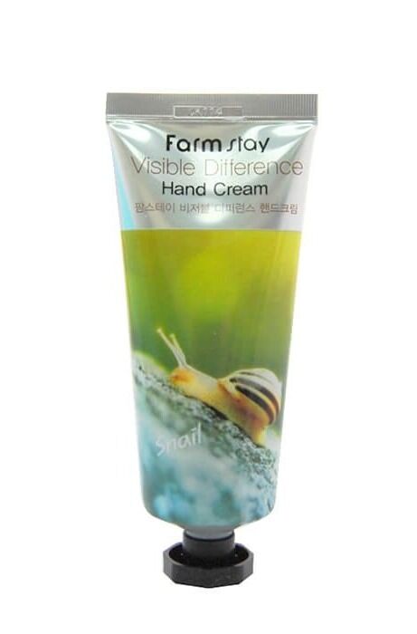 Крем для рук с муцином улитки  FarmStay Visible Difference Snail Hand Cream, 100 мл