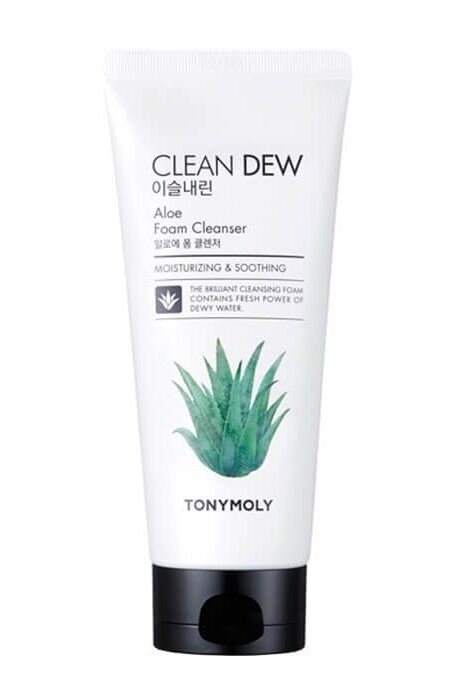 Пенка для очищения с экстрактом алоэ вера TONY MOLY Clean Dew Aloe Foam Cleanser, 180 мл