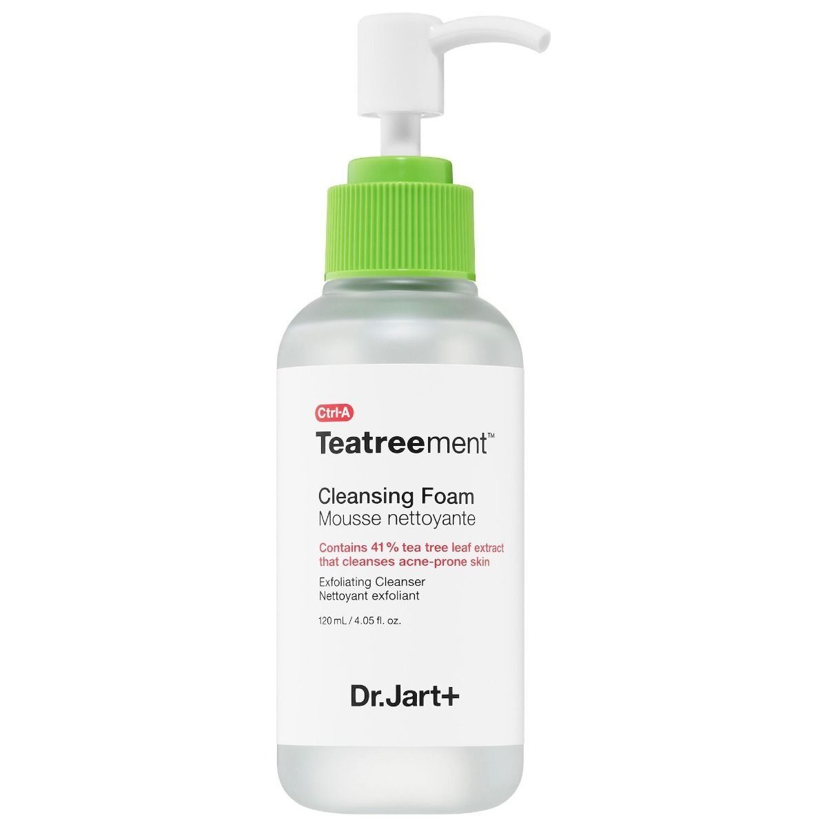 Лечебная гель-пенка для умывания с чайным деревом Dr.Jart+ Ctrl A Teatreement Cleansing Foam