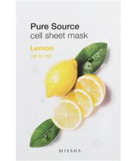 Увлажняющая маска для лица Missha Pure Source Cell Sheet Mask Lemon