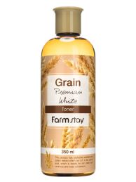 Выравнивающий тонер с экстрактом ростков пшеницы FARMSTAY "Grain Premium White Toner", 350 мл
