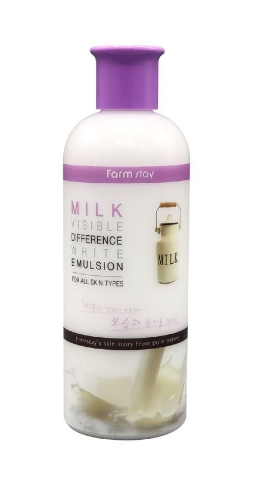 Осветляющий тонер с молочным экстрактом FARMSTAY "Visible Difference White Toner Milk"