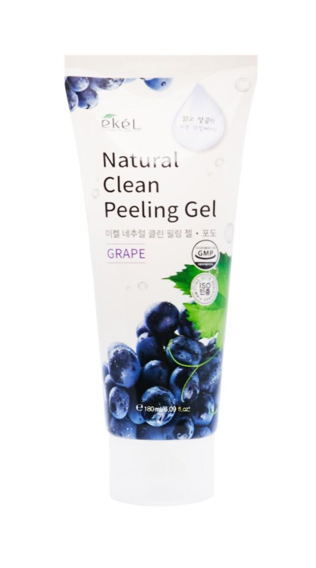 Пилинг-скатка с экстрактом винограда Ekel "Grape Natural Clean Peeling Gel", 180 мл