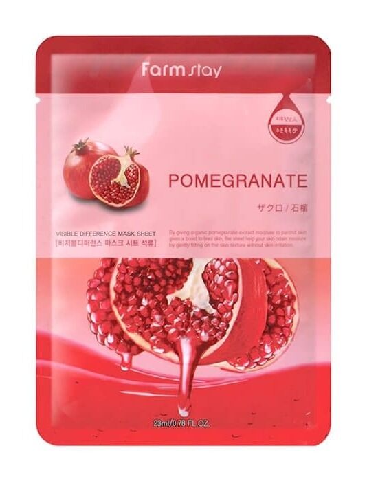 Тканевая маска "Farm Stay" Pomegranate