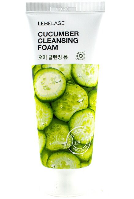 Пенка для умывания с огурцом "Lebelage Natural" Cucumber, 100 мл