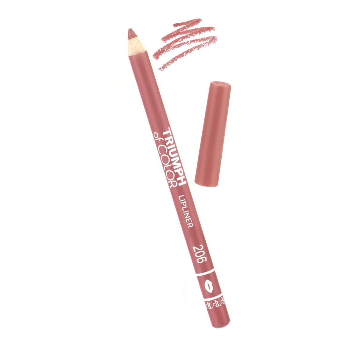 TS Cosmetics карандаш для губ темный розовый