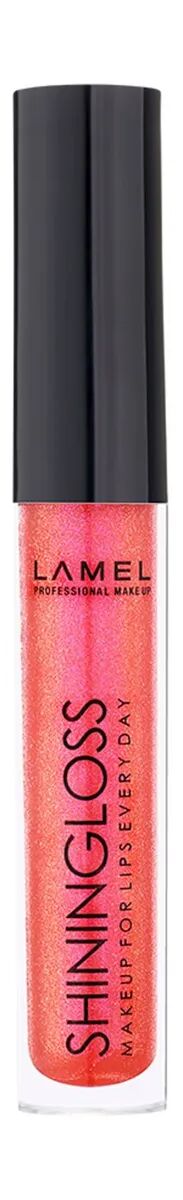 LAMEL Блеск для губ Lamel Basic Shining Gloss тон 404 Сияющая малина 3.5 мл