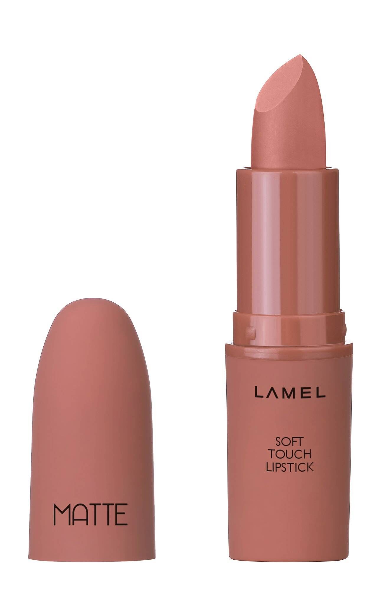Помада матовая для губ LAMEL Matte Soft Touch Lipstick т.401 true nude 3,8 г