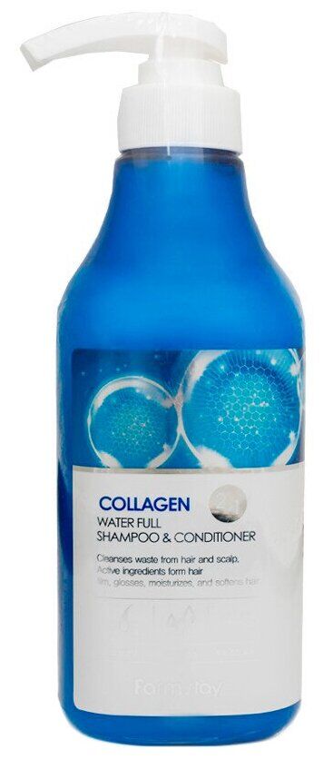 Шампунь Collagen Water full 2в1 (Farm Stay)