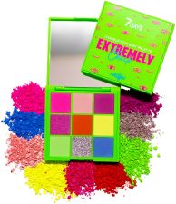 Палетка пигментов для макияжа, 7 Days Extremely Chick UVglow Neon Makeup Pigment Palette, 502 Futuristic