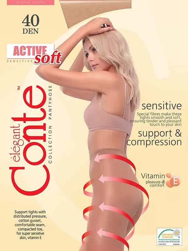 Колготки  ACTIVE SOFT 40 4  natural