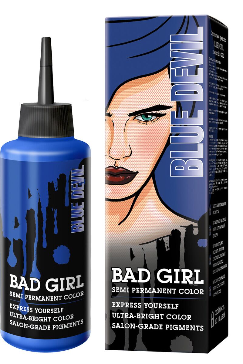 BAD GIRL Средство оттеночное для волос (Синий) 150 мл