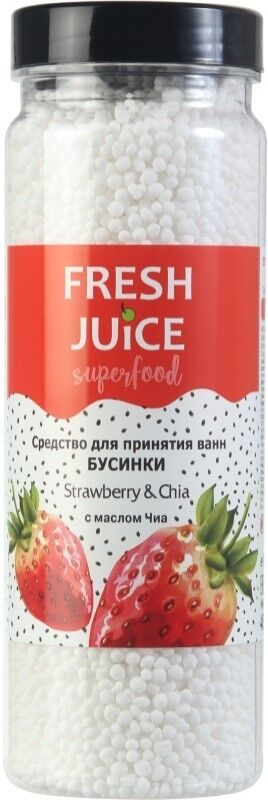 Средство для ванн Fresh JuiceStrawberry & Chia 450г