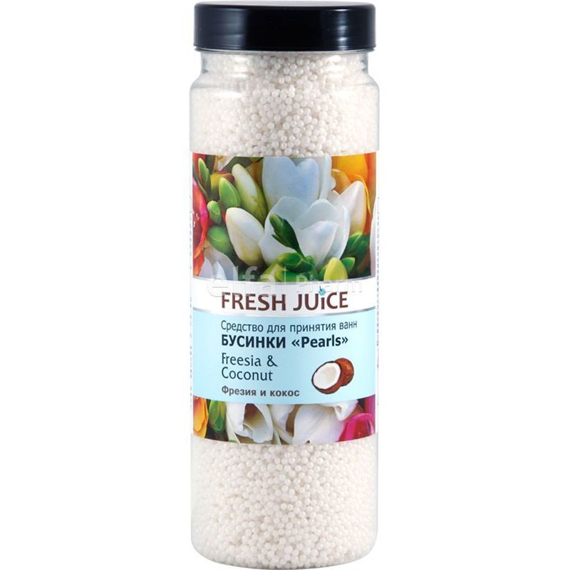FRESH JUICE Средство для ванн Fresh Juice  Freesia & Coconut 450г