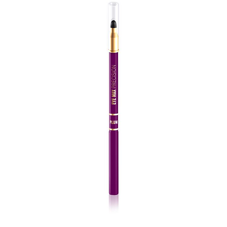 Eveline Автоматический карандаш для глаз с растушевкой EYE MAX PRECISION PLUM фиолетовый