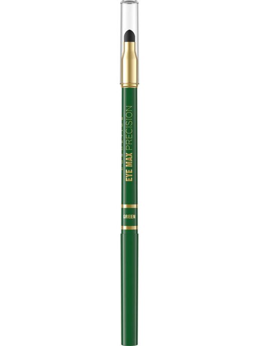 Eveline Автоматический карандаш для глаз с растушевкой EYE MAX PRECISION PLUM зеленый