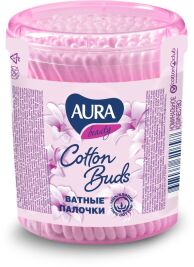 AMRA Палочки ватные цилиндр 100 шт