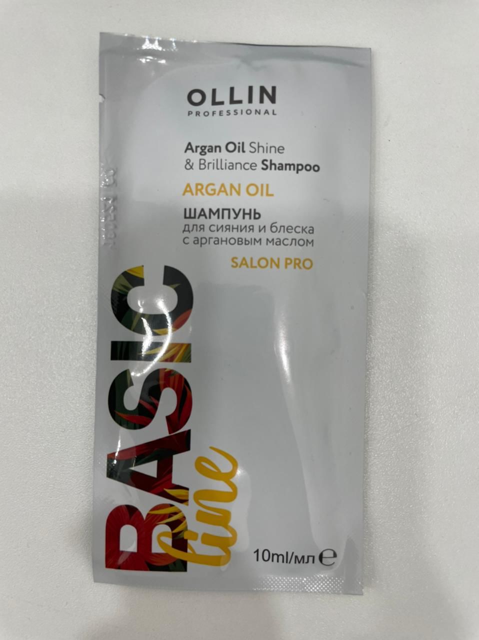 Шампунь для сияния с аргановым маслом OLLIN  Basic line