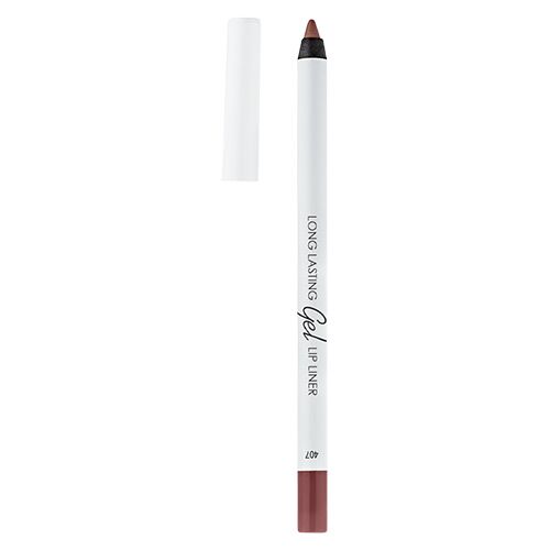 LAMEL Стойкий гелевый карандаш для губ Long lasting Gel Lip Liner №407 пепельная роза