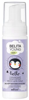 BV Belita Young Skin Очищающий мицелярный мусс для лица Эксперт матовости кожи 175мл