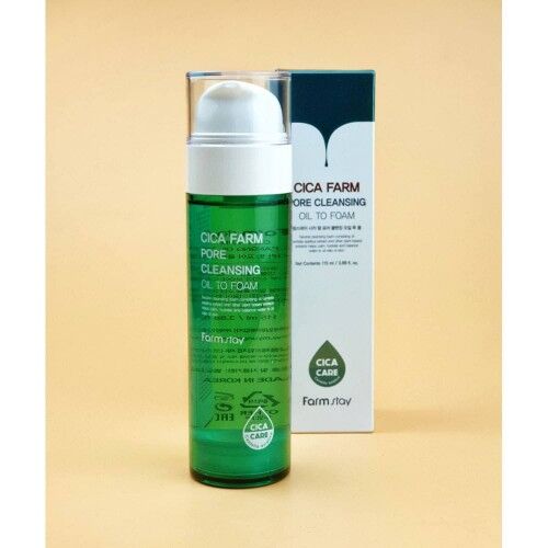Farm stay Очищающее масло-пенка для умывания Cica farm 115ml