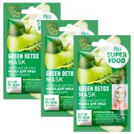 Маска для лица Очищающая Зеленый детокс Fito Косметик Superfood 10 мл