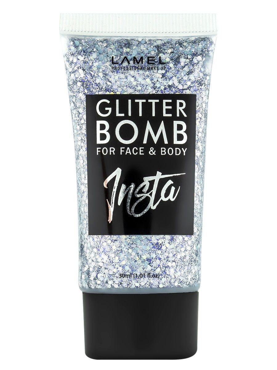 Глиттер для макияжа жидкий LAMEL Инста Glitter Bomb 401