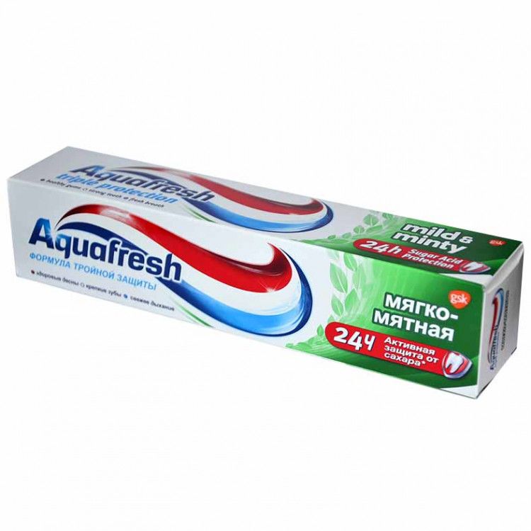 AQUAFRESH Зубная Паста Мягко-мятная 125мл