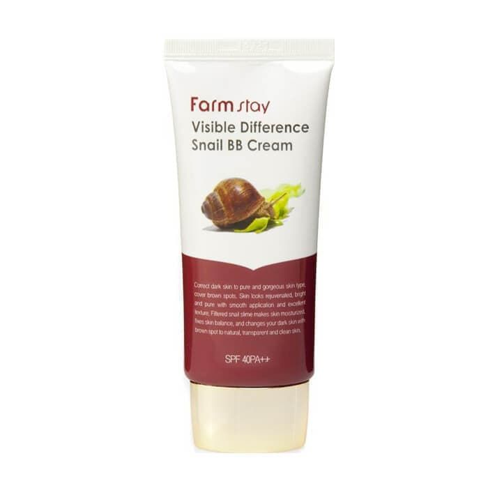 Farm Stay Восстанавливающий ВВ-крем с муцином улитки Visible Difference Snail BB Cream SPF50+/PA+++