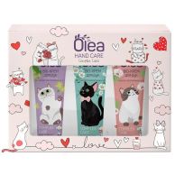 OLEA   Набор подарочный Hand Care Cats (крем для рук 3 шт.)