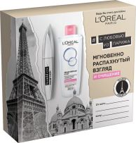 L'Oreal Подарочный набор Loreal Paris Тушь для ресниц Bambi + Мицеллярная вода для сухой и чувствит