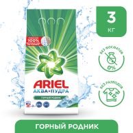 Стиральный порошок Ariel Автомат Горный родник 20 стирок 3 кг