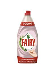 Средство для мытья посуды Fairy Нежные ручки Розовый жасмин и Алоэ Вера 900 мл