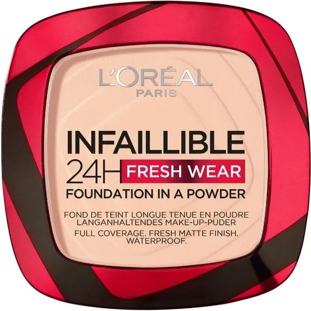 L'Oreal Пудра для лица L'Oreal Infallible 24H Fresh Wear (9 г) - 180 Rose Send