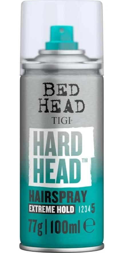 Лак для суперсильной фиксации MINI Hard Head 100мл (Bed Head Tigi)