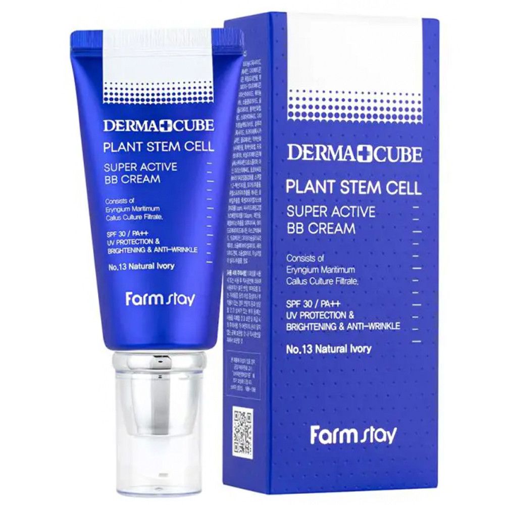 FarmStay Антивозрастной ББ крем Farmstay Dermacube Plant Stem Cell Super Active BB Cream №13 NATURAL