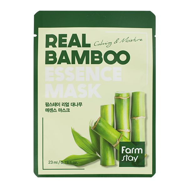Тканевая маска Farm Stay REAL ESSENCE MASK МАСКА bamboo